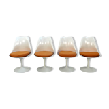 Set of 4 Tulip chairs by Eero Saarinen for Knoll, 1970