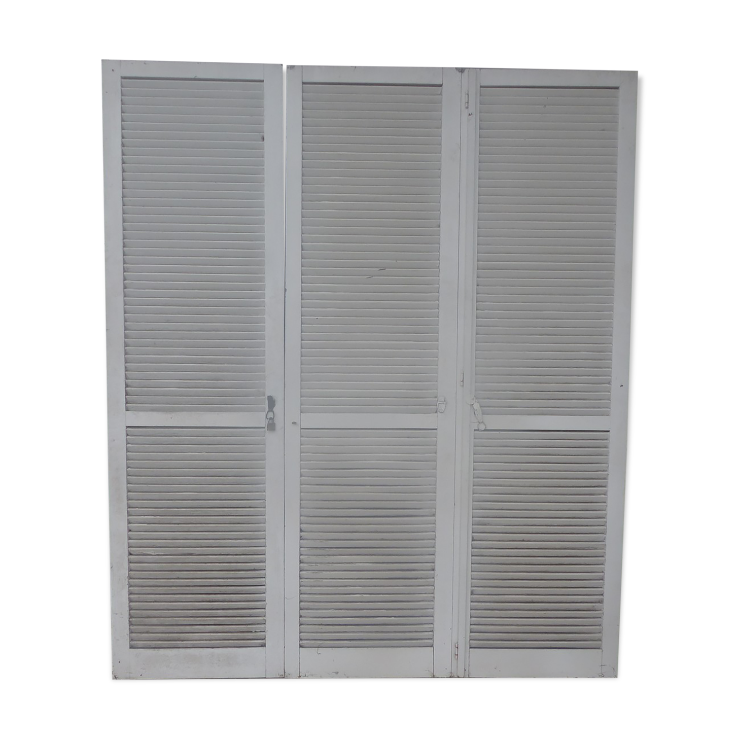 Set of 3 wooden shutters