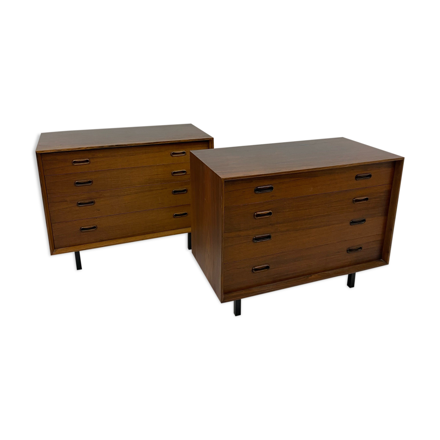 Pair of Scandinavian rosewood dressers from the 60s.