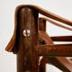 Hungarian calf leather lounge chair