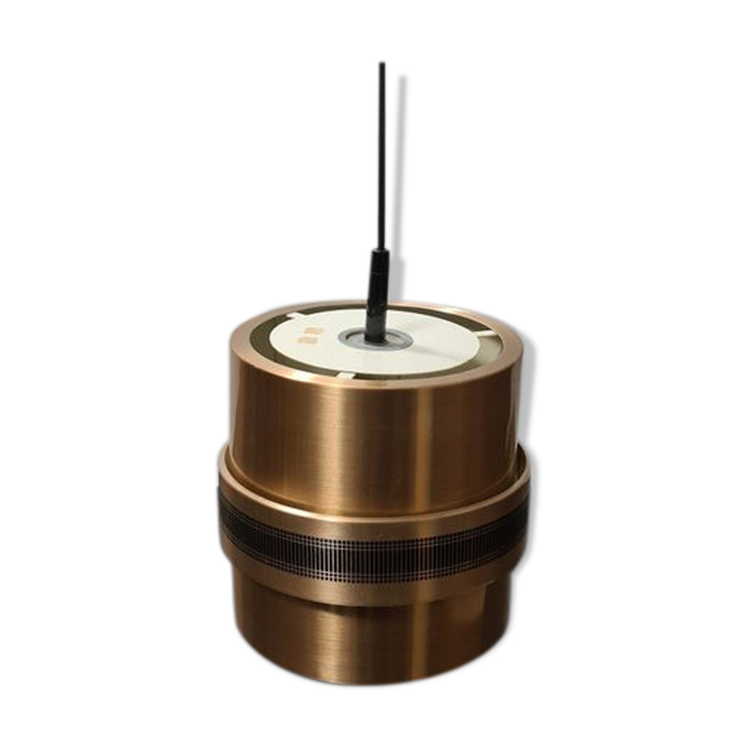 Suspension vintage Doria couleur cuivre