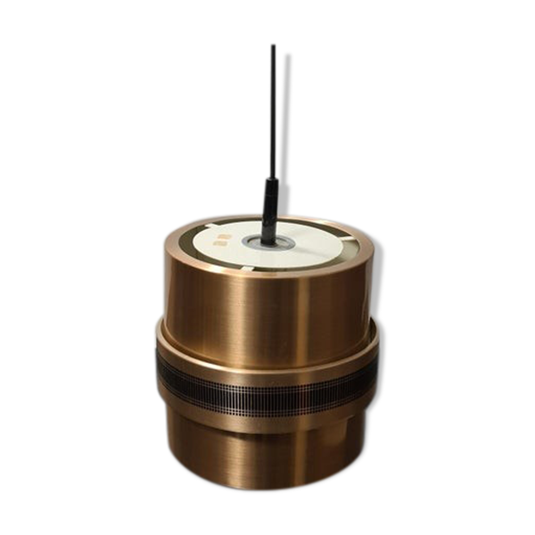 Suspension vintage Doria couleur cuivre
