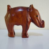 Two wooden animals