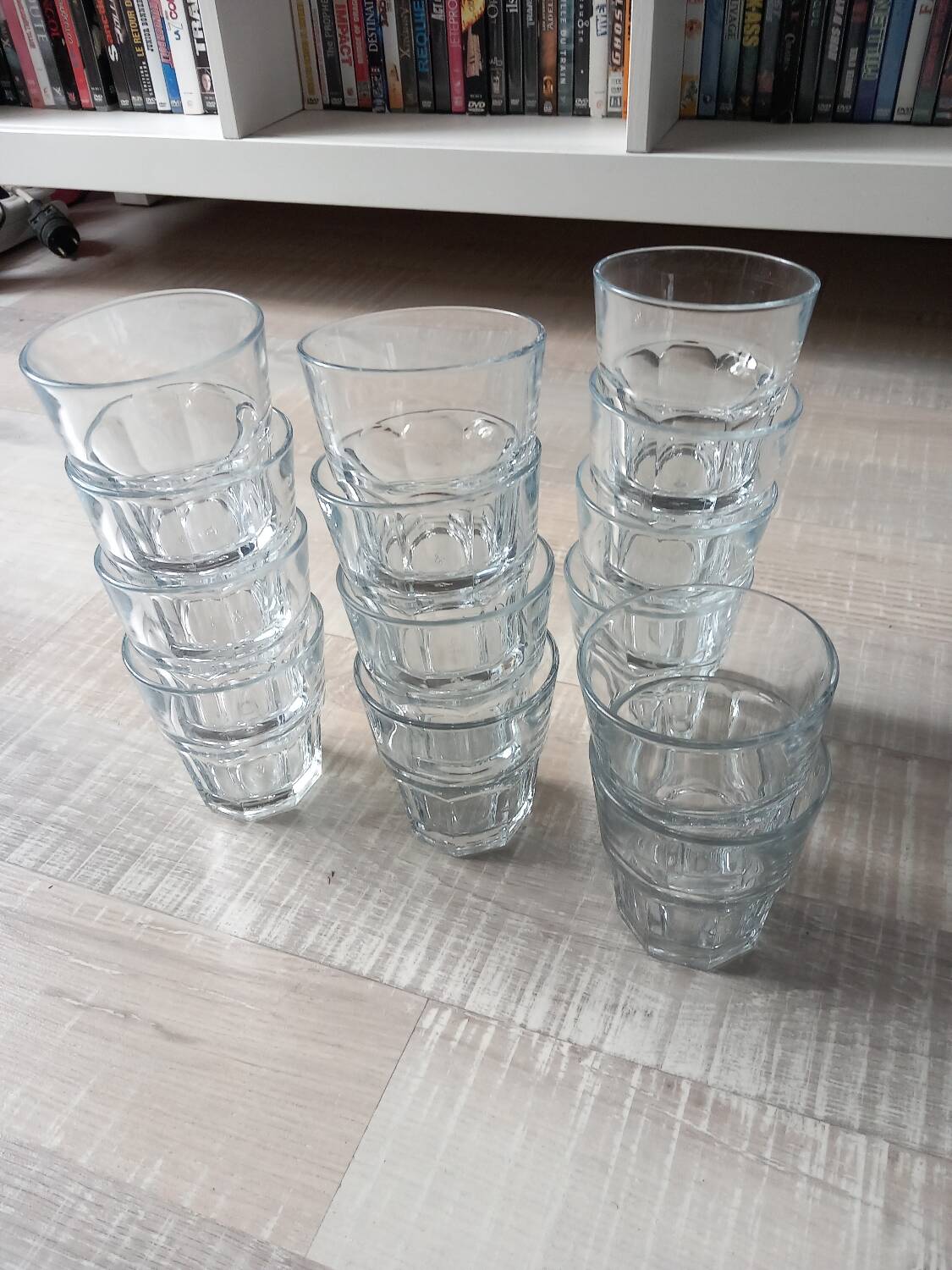 14 water glasses