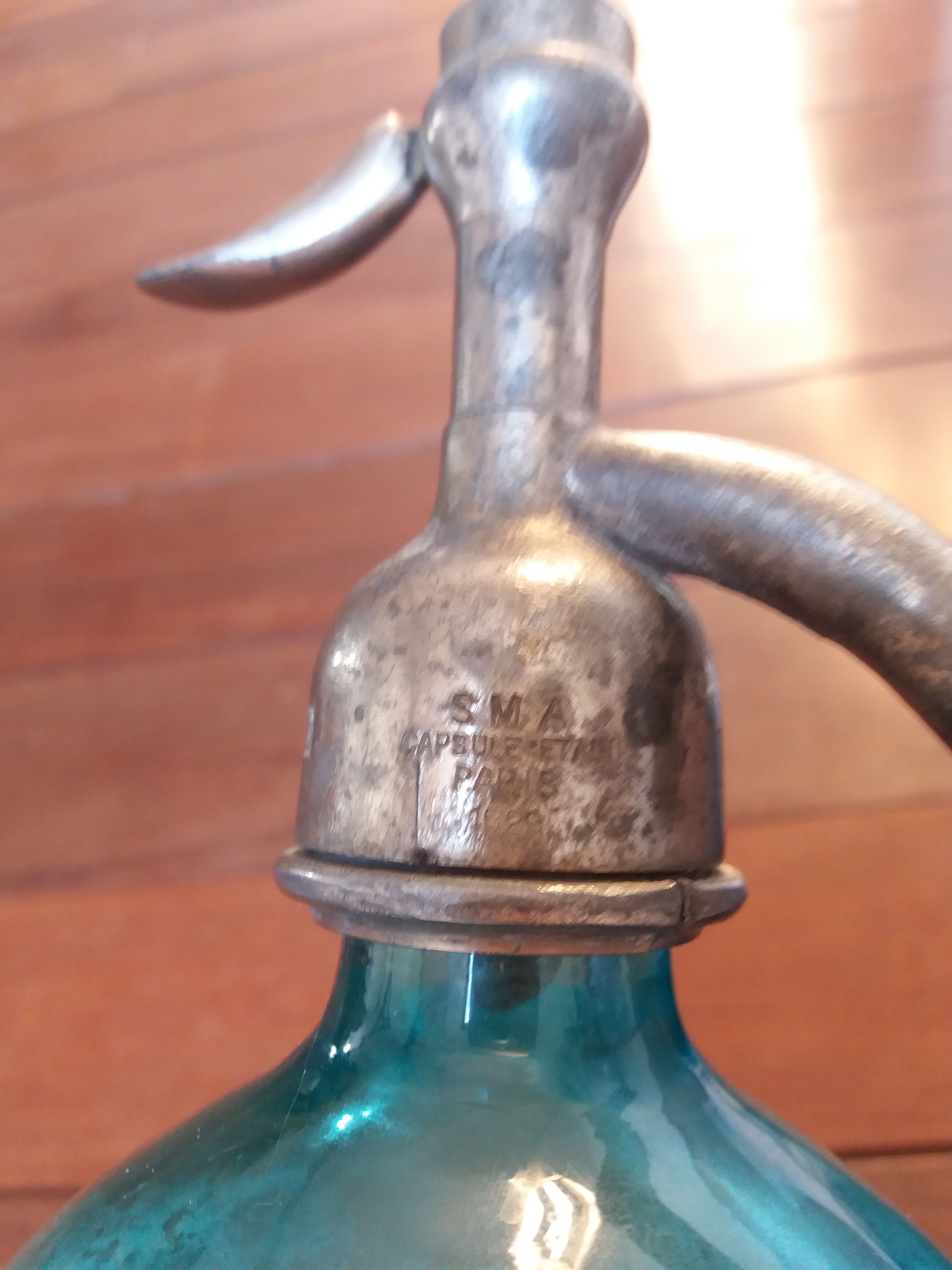 Old siphon glass
