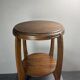Dutch art deco Amsterdam school oak side table, 1930s