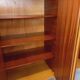 Vintage oak wardrobe from the 1960s.