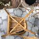 Pair of wicker armchairs