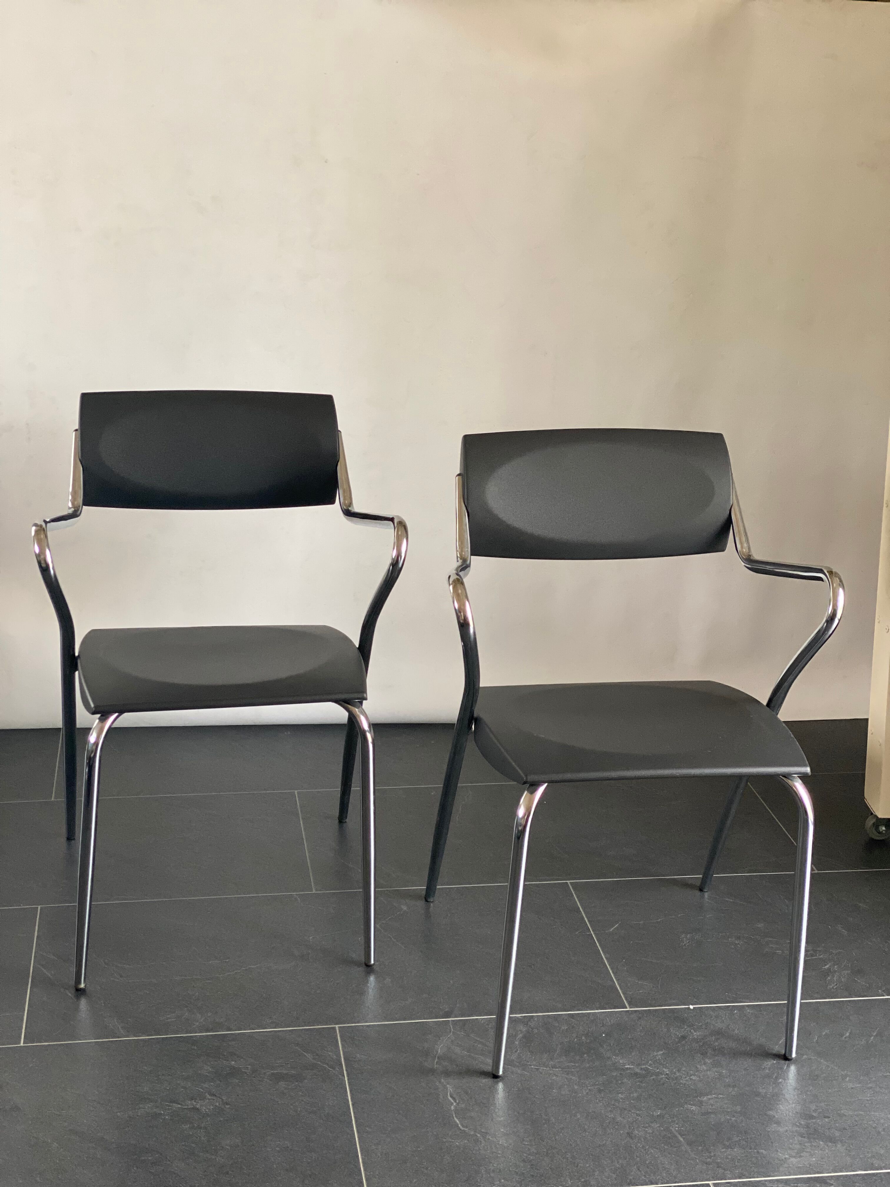 Pair of Effezeta Luna Dining Chairs