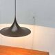 Mid-Century Modern Space Age Danish Brown Semi Pendant Lamp by Claus Bonderup and Torsten Thorup for Fog & Mørup, 1960s