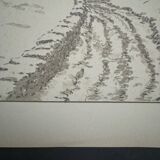 Lithograph by Henri Rivière The Snow