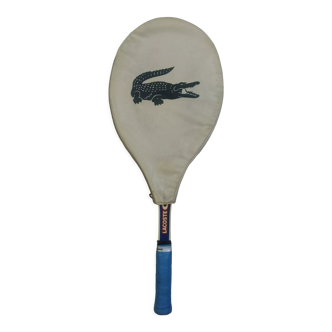 Raquette de tennis en bois Lacoste vintage