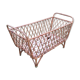 Vintage rattan baby cot