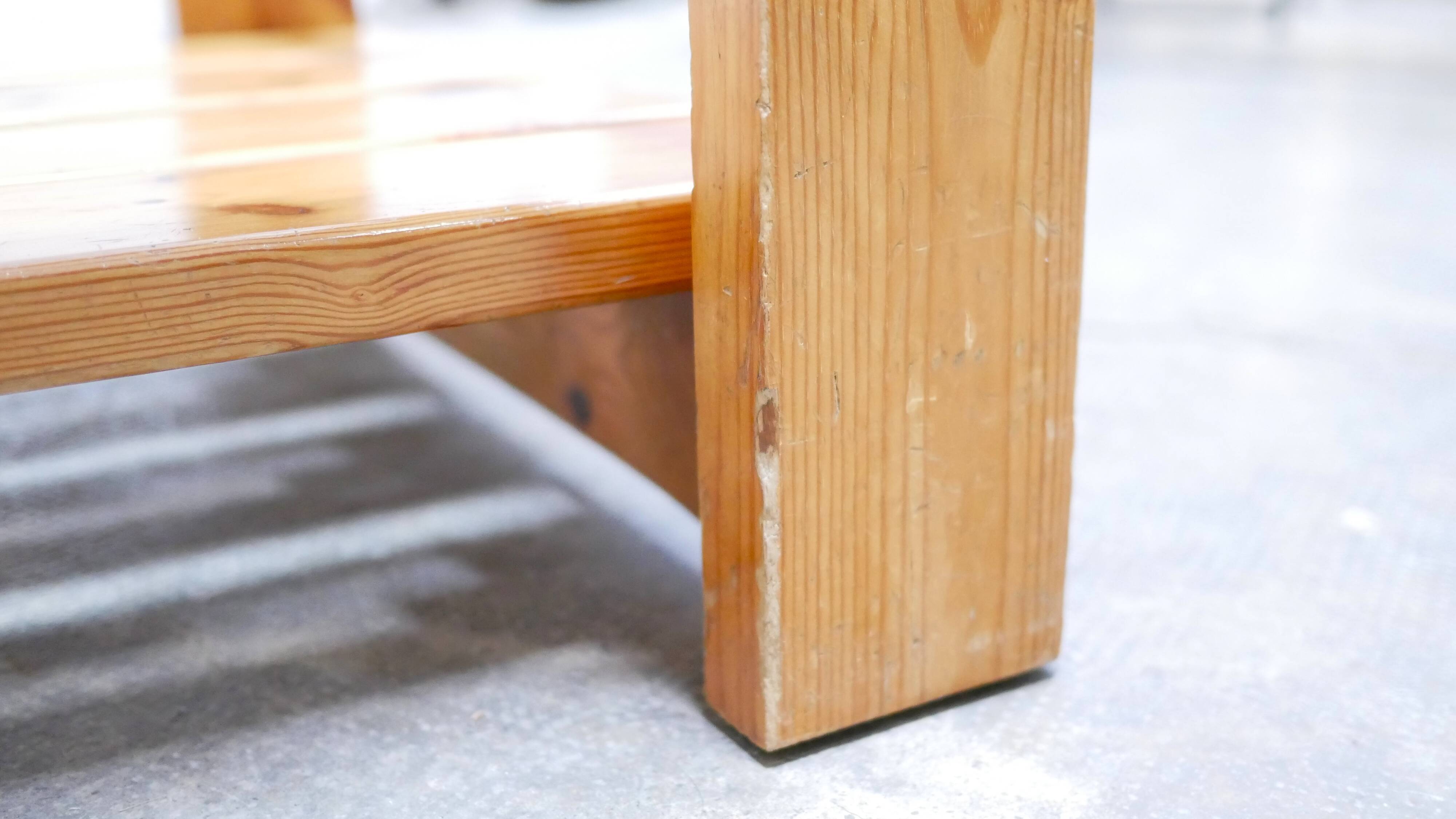 Vintage pine coffee table