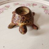 Bougeoir en fonte tortue vintage