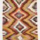 3x5 Green & Red Tribal Kilim Rug, 102x148Cm