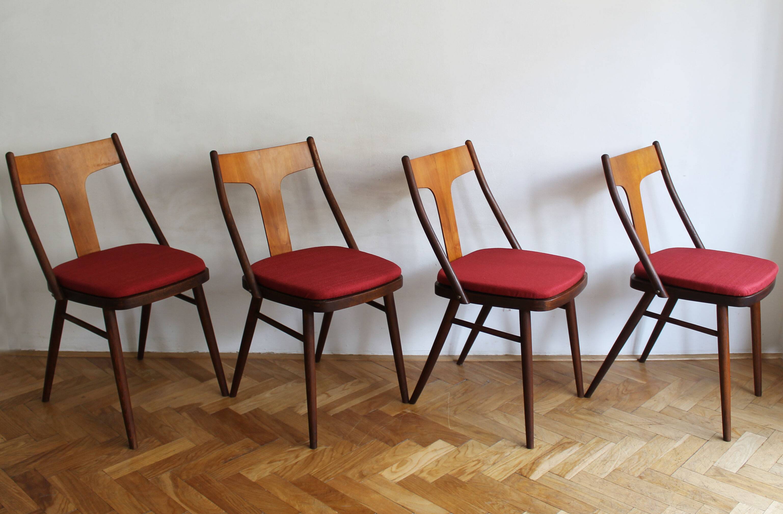 1960s Scandinavian Style Dining Chairs by Mier Topolcany