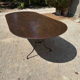 Wrought iron garden table 250 cm