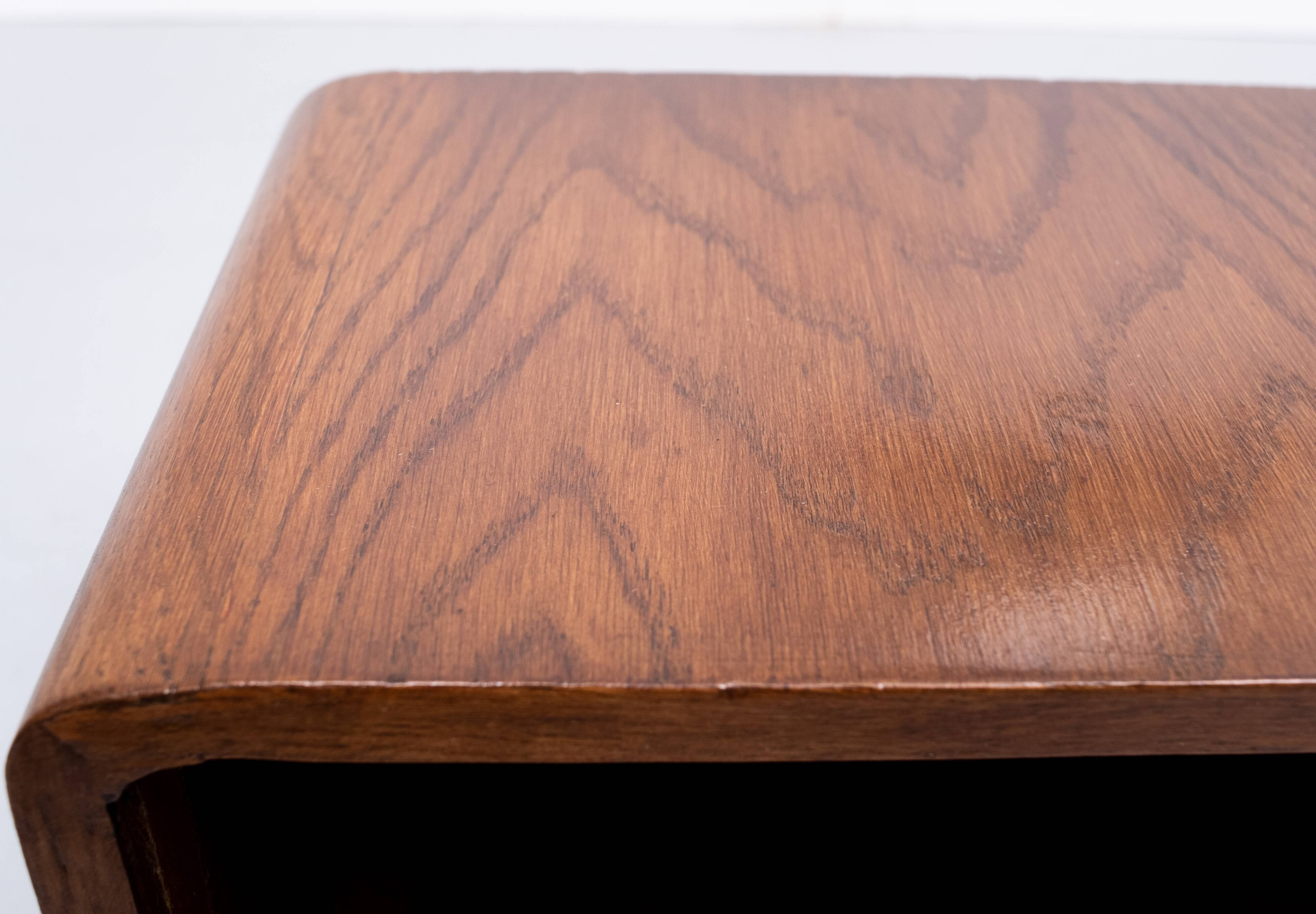 Oak Wood Hanging Cabinet, 1960s