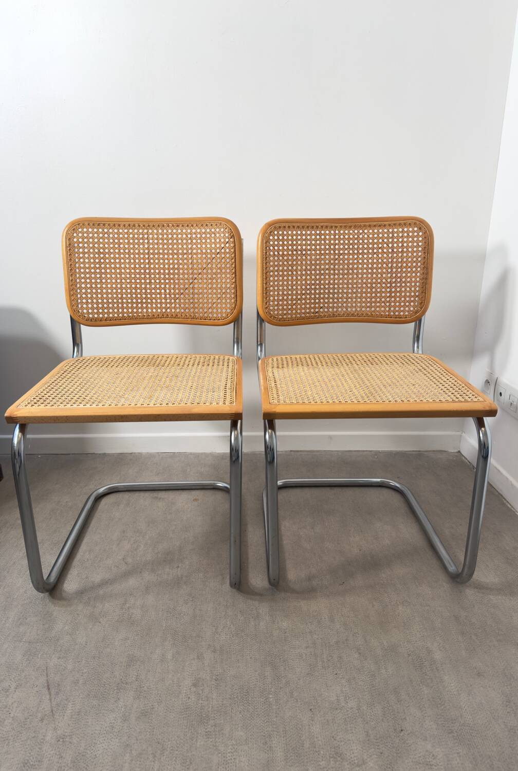 Paire de chaises Marcel  Breuer Made in Italy - b32 - Cesca