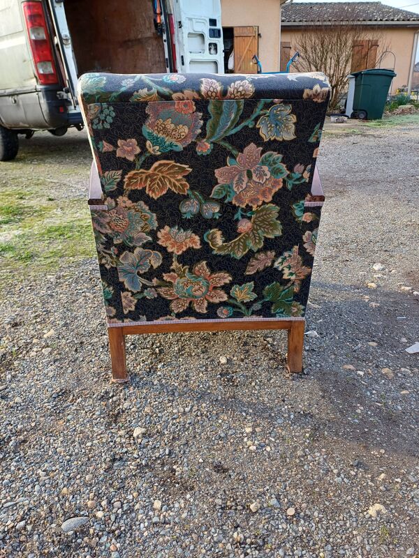 Fauteuil Art déco Noyer