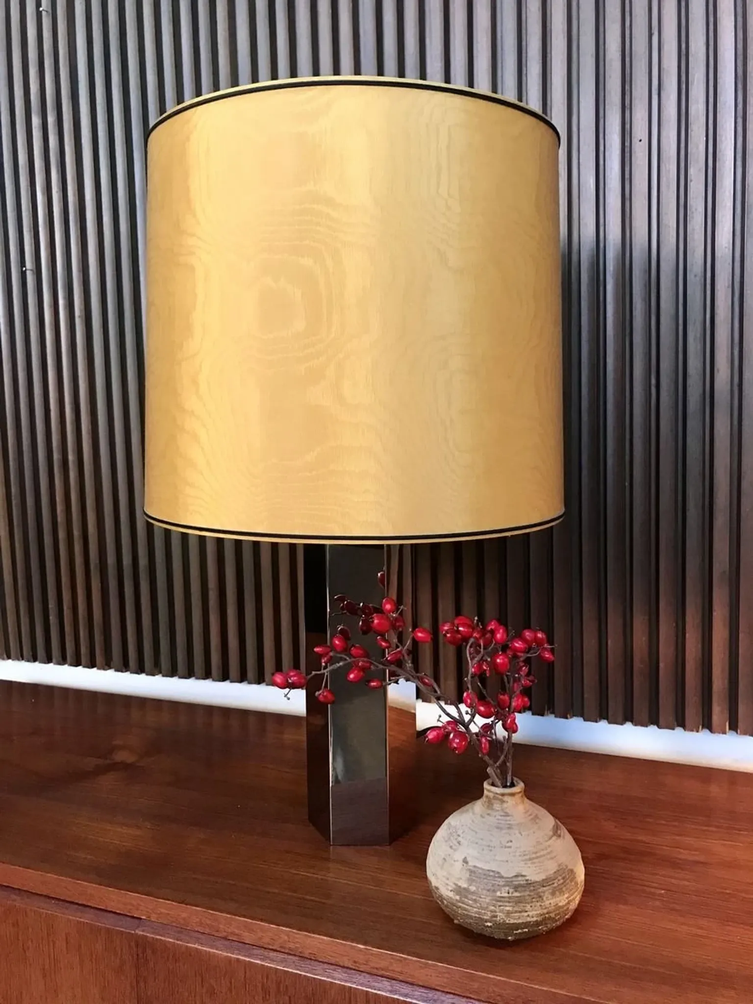 Sculptural Chromed Table Lamps by Ingo Maurer for Design M, 1960s, Set of 2