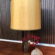 Sculptural Chromed Table Lamps by Ingo Maurer for Design M, 1960s, Set of 2