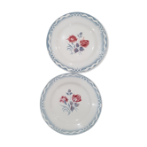 Lot 2 plates Digoin Sarreguemines model Marinette