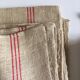 Pair of hemp tea towels stock of kit