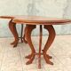 Brutalist table in solid oak