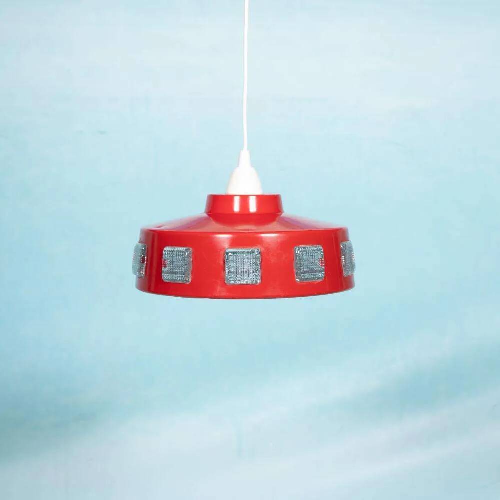 1970s vintage glass pendant from the space age, Sweden