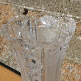 Bohemian crystal vase