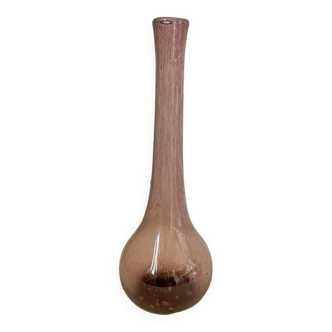 Grande Vase Bourgeon Biot Verre Soufflé