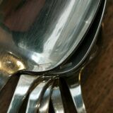 6 Christofle soup spoons