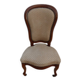 Louis Philippe period coffee chair in quality wood, excellent condition