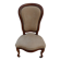 Chaise basse d'époque louis philippe en bois de qualité excellent etat