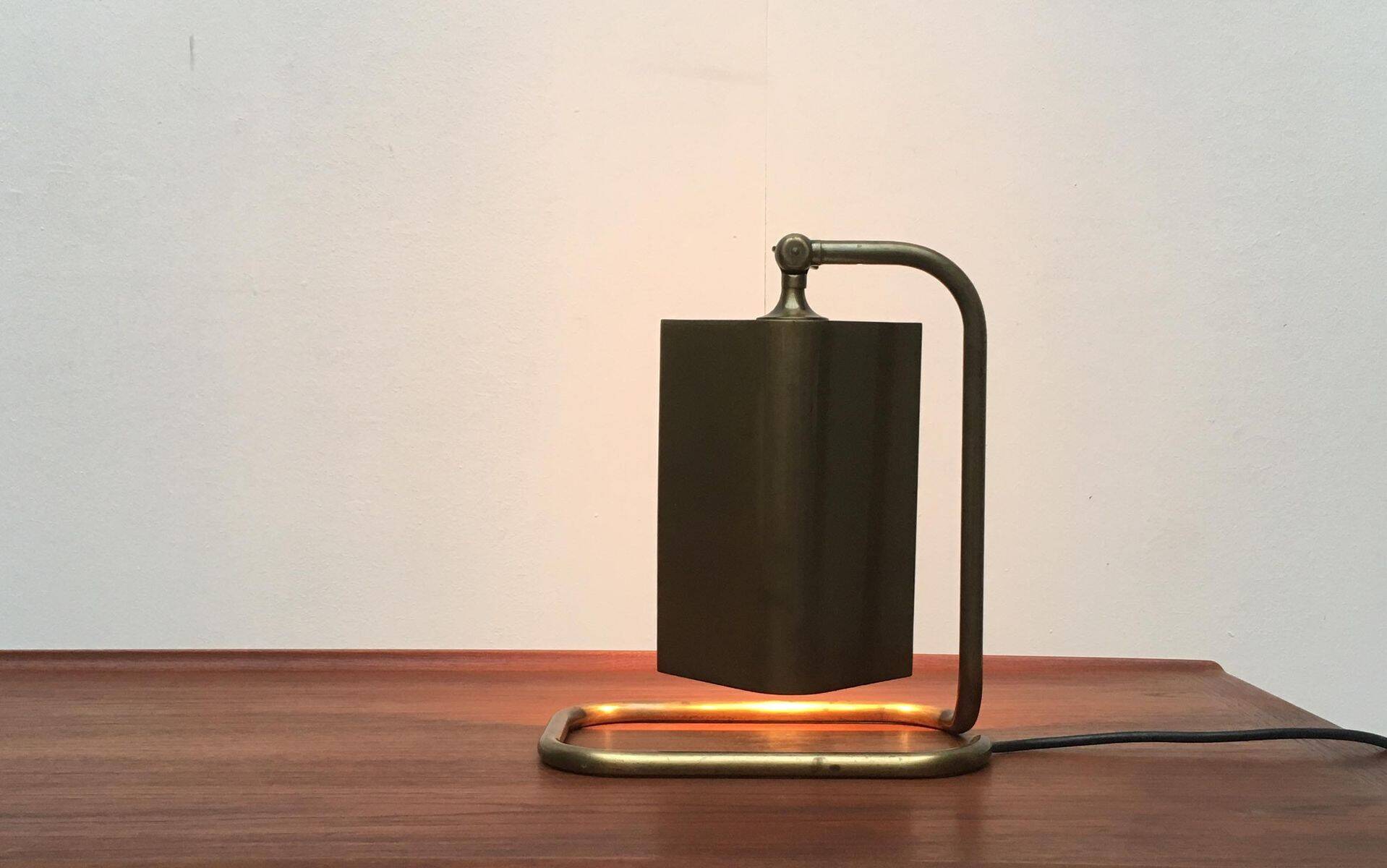 Hollywood Regency table lamp by Florian Schulz, 1970s