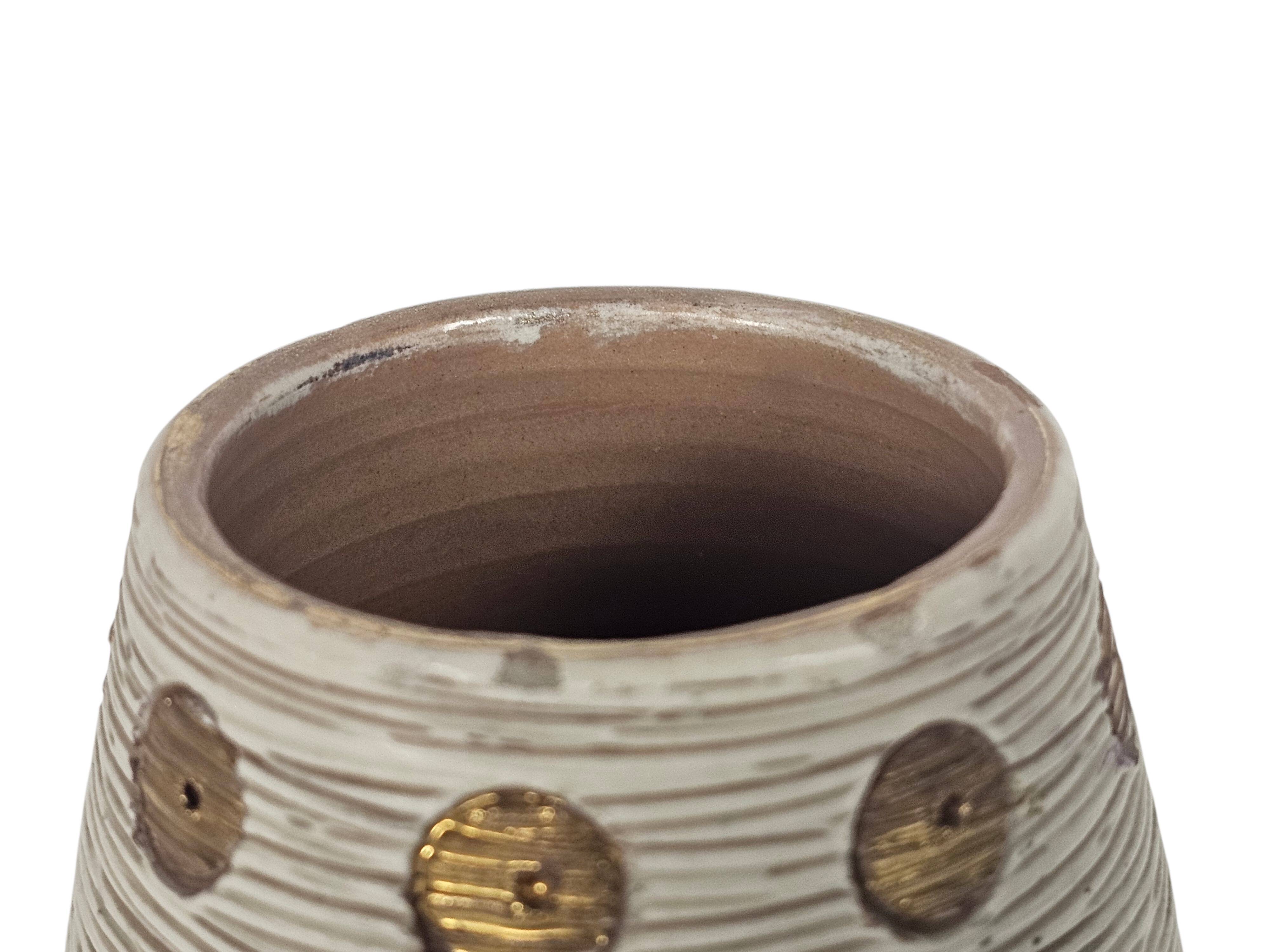 Fratelli Fanciullacci - retro - Italian - earthenware vase -70's