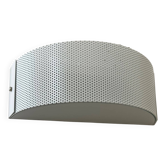 Vintage wall light, white lacquered metal, France 1980