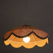 Suspension forme florale unie Cosette "classic linen"