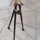 Vintage iron tripod plant holder candle holder