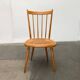 Mid-century wooden chair set in the style of Arno Lambrecht, 1950s.