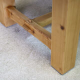 Solid pine coffee table