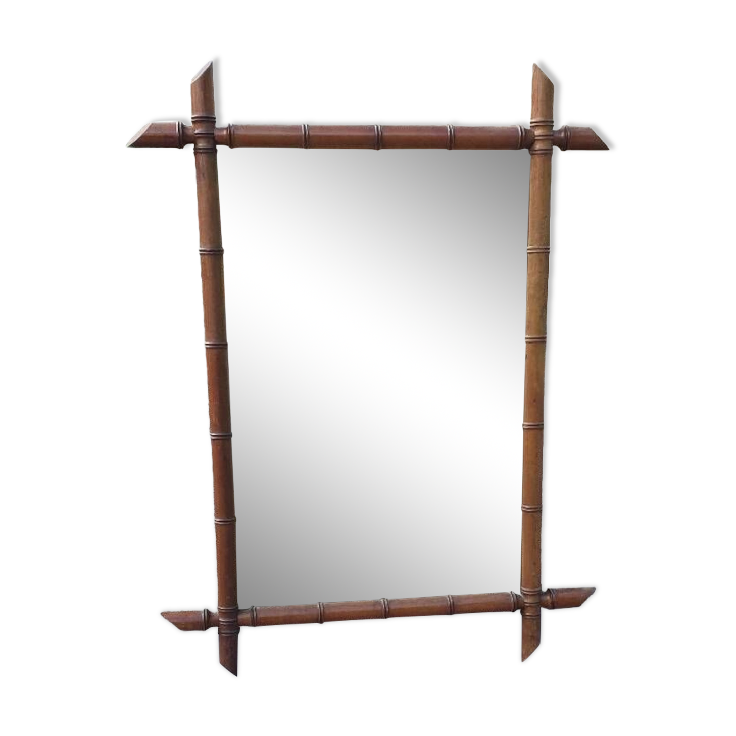 Wooden mirror