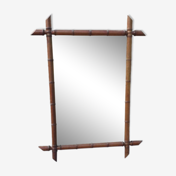 Wooden mirror