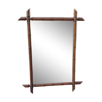 Wooden mirror