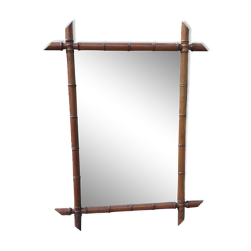 Wooden mirror