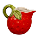 Pichet en barbotine Fraise