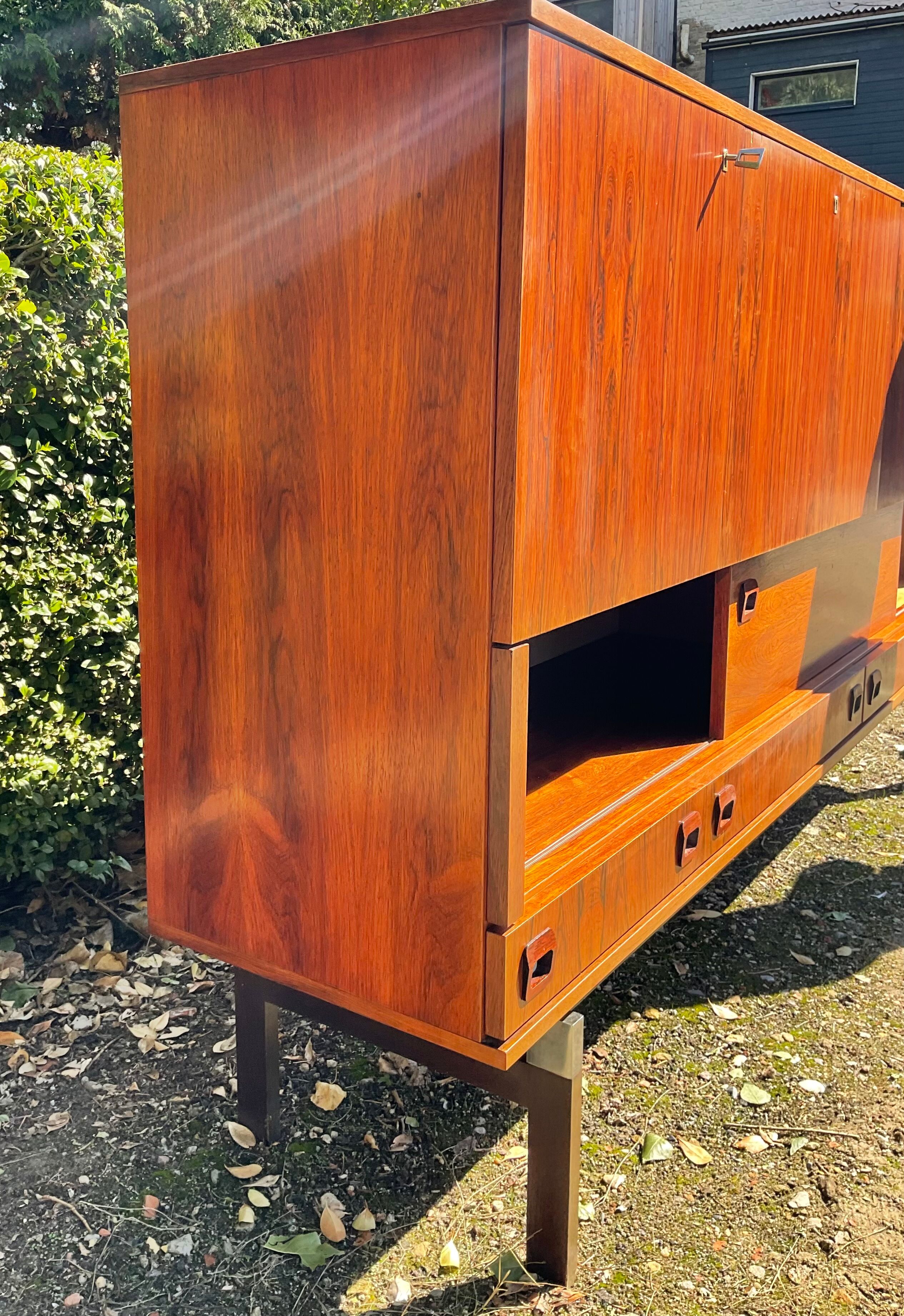 Scandinavian rosewood row from the 60s