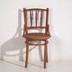 Anciennes chaises Thonet avec assise gravée (c.1920). Ensemble de 2 pièces